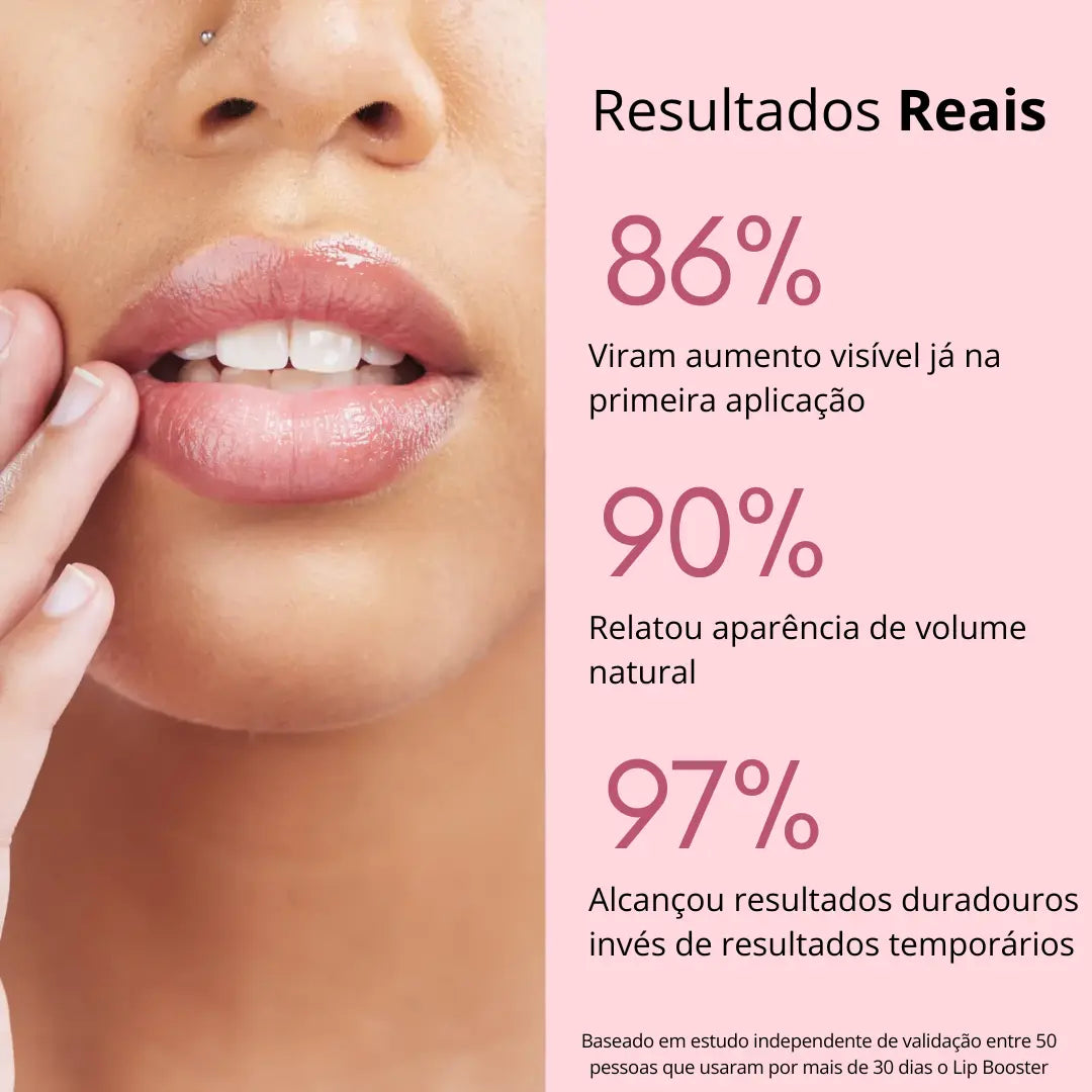 Lip Booster KIT | Lábios Volumosos Naturalmente + Guia Exclusivo