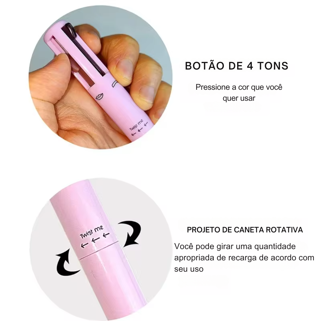 Caneta Maquiadora 4 em 1