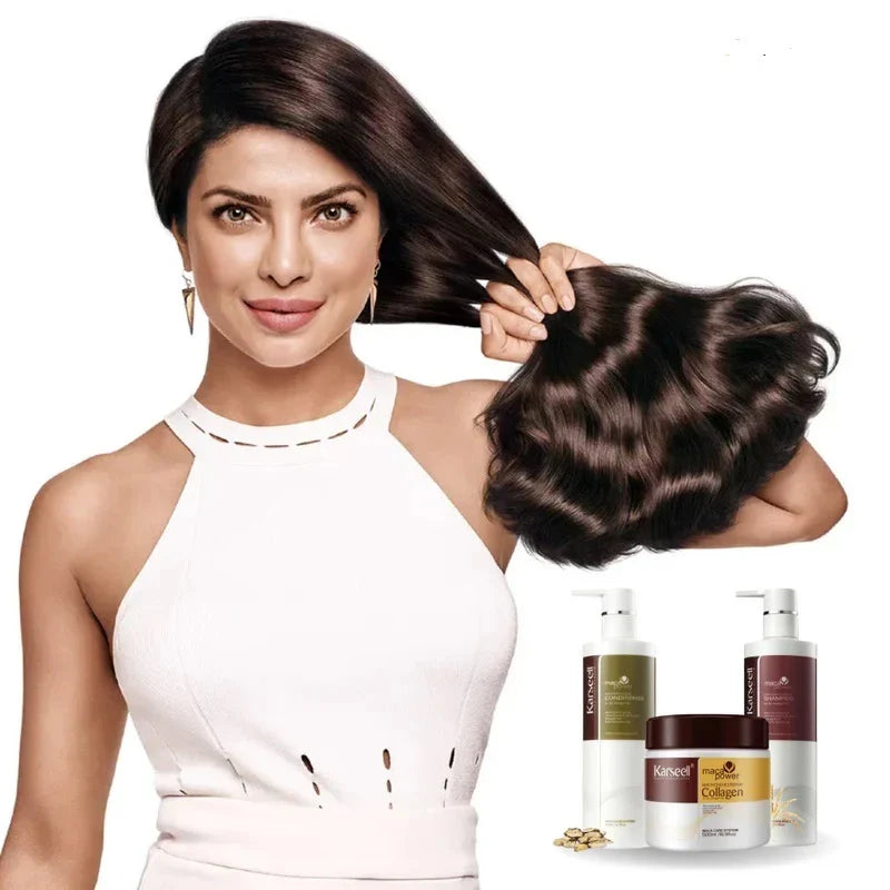 Kit Cuidado Completo Karseell Óleo de Argan