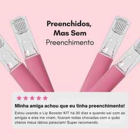 Lip Booster KIT | Lábios Volumosos Naturalmente + Guia Exclusivo