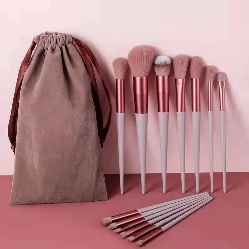Kit 13 Pincéis Profissionais de Maquiagem
